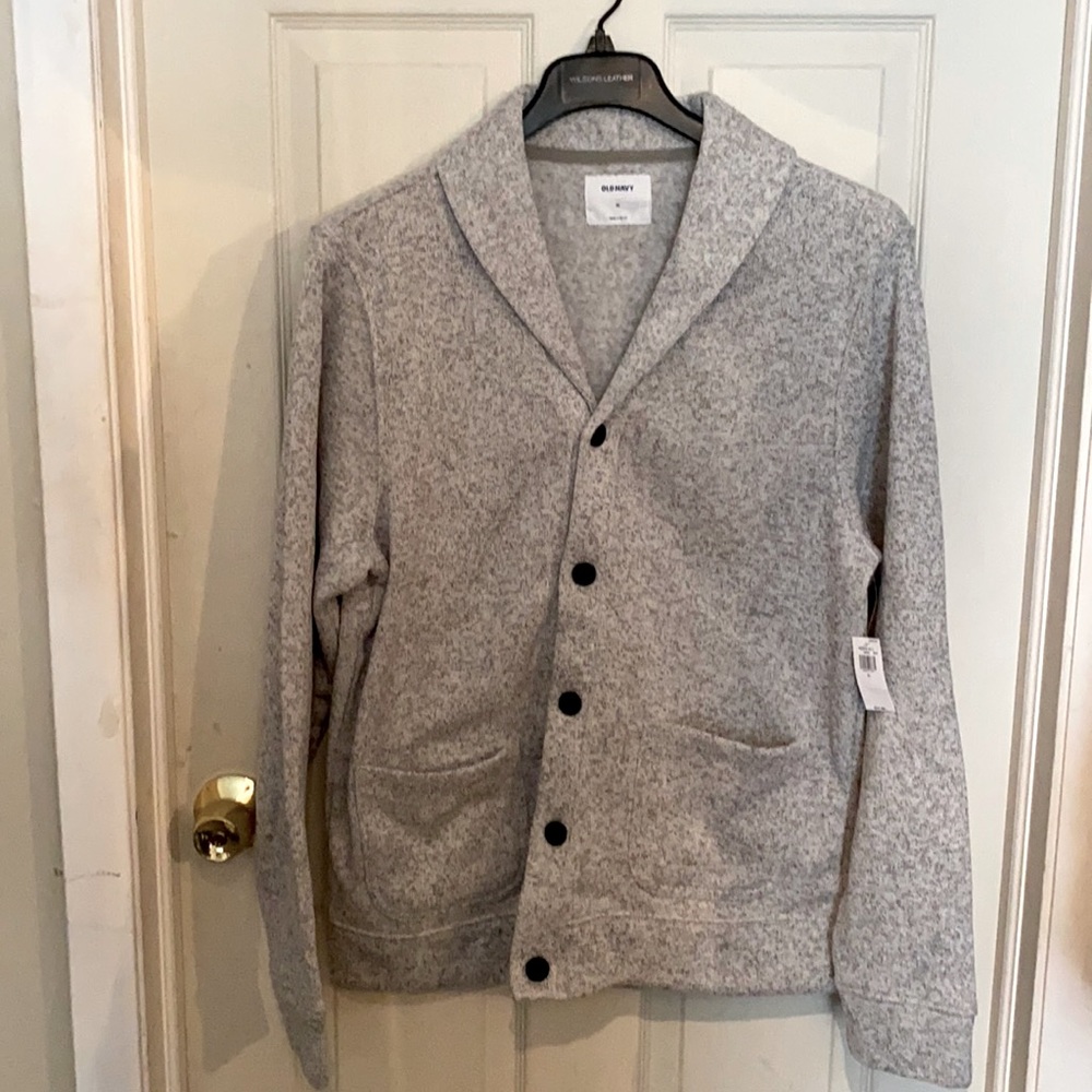 NWT Mens button down sweater size Xl